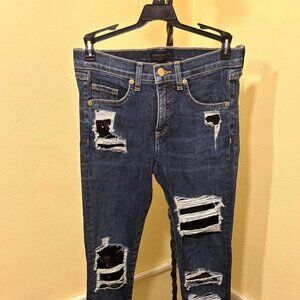 RAMY BROOK NAOMI SKINNY DISTRESSED SEQUIN JEANS‎ Size 26